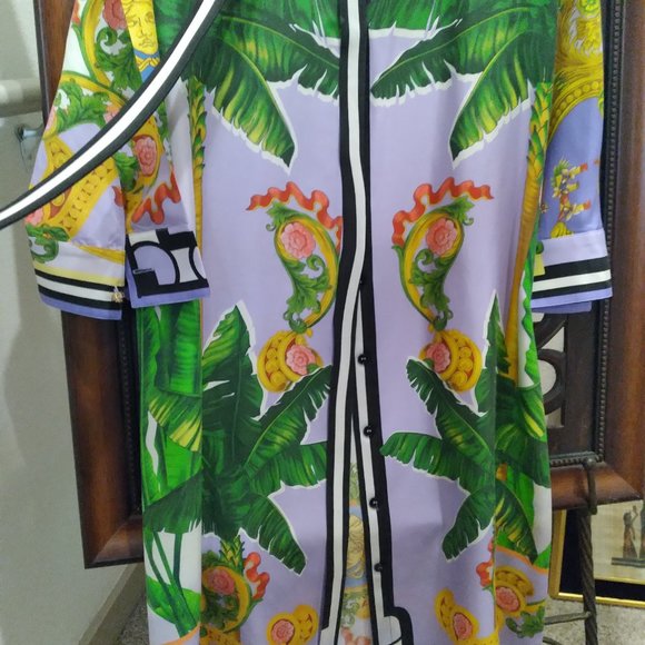 Versace Silk Dress with Belt - Picture 14 of 14